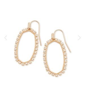 Kendra Scott open Elle gold earrings